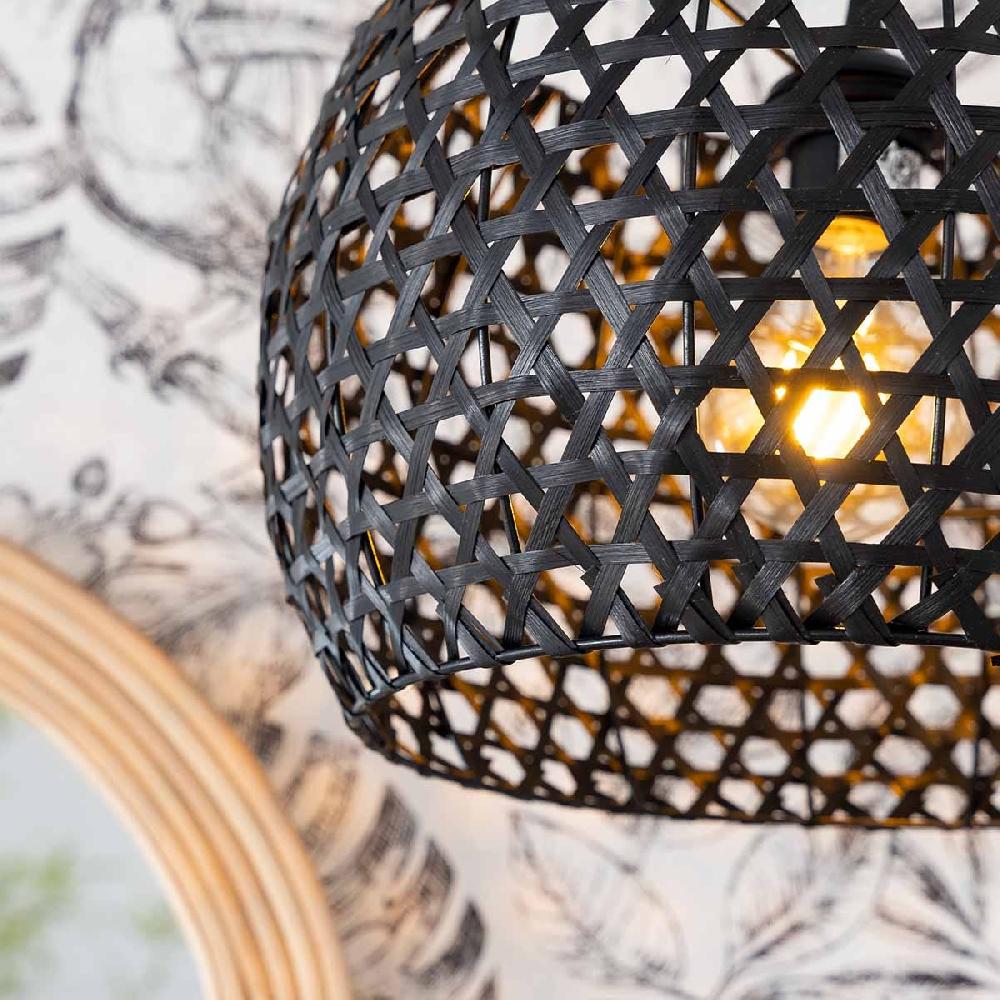 Lolahome Lámpara De Techo Rejilla Negro