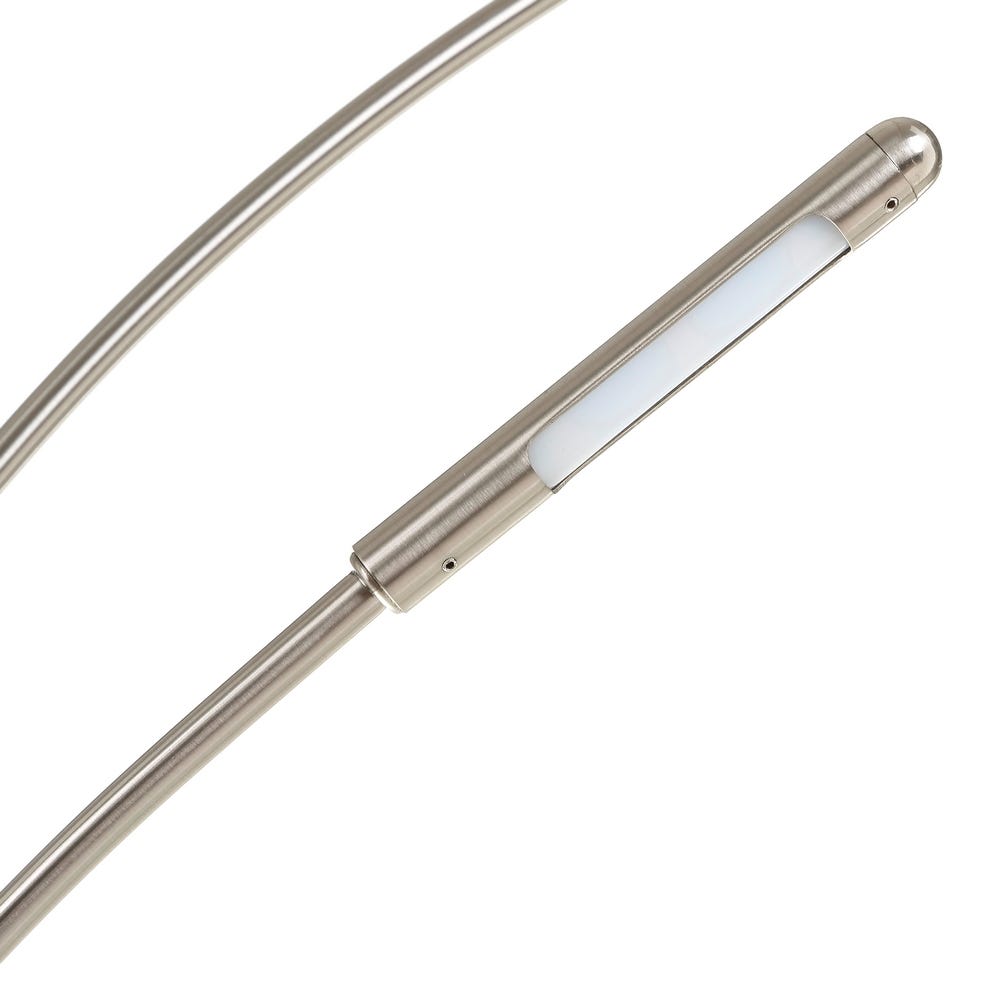 Lolahome Lámpara Led Plateada De 98x21x78 Cm