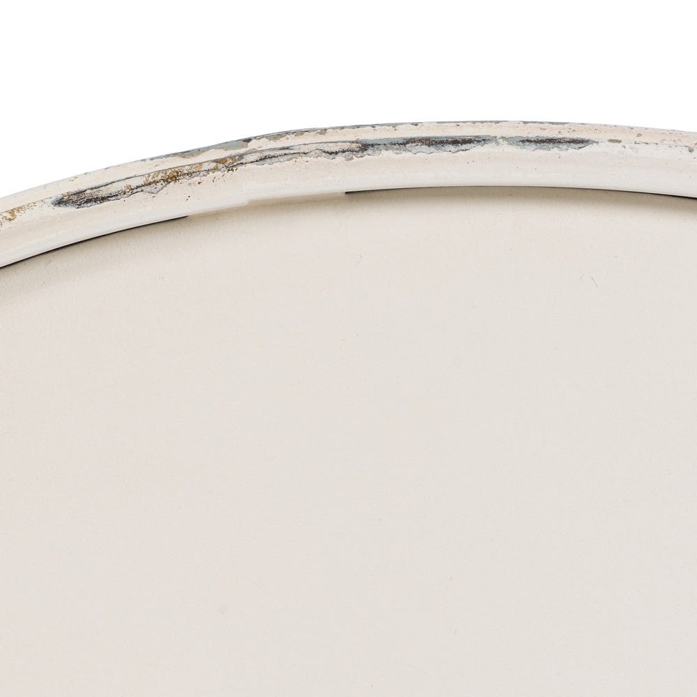 Lolahome Mesa Auxiliar Beige Envejecida