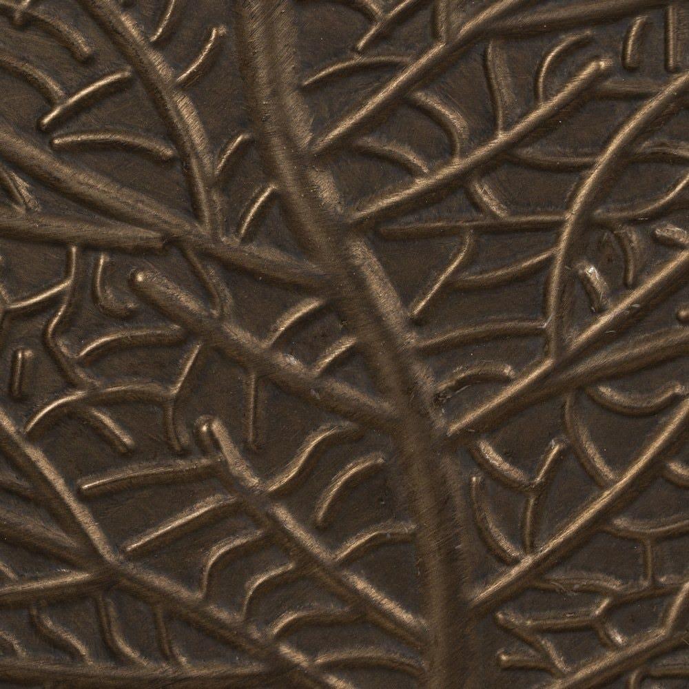 Lolahome Mesa Auxiliar Dorado Envejecido