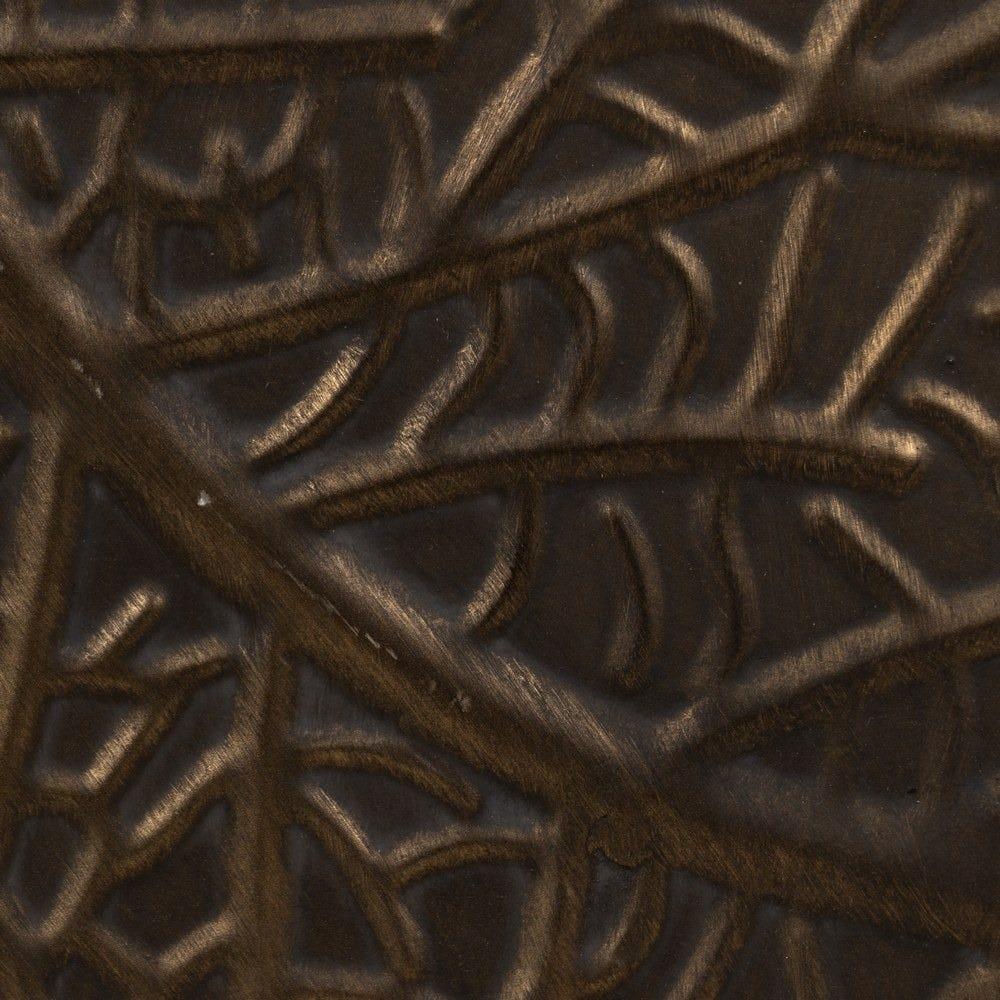 Lolahome Mesa Auxiliar Dorado Envejecido