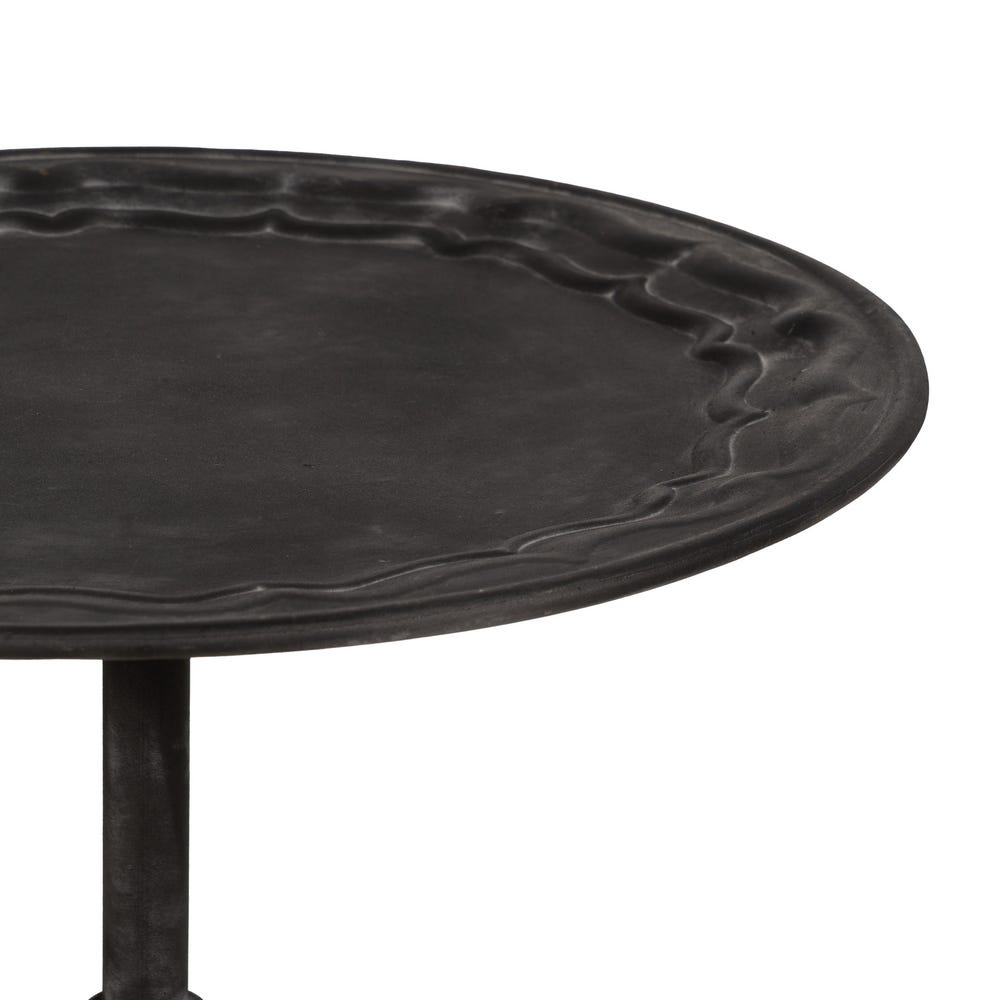 Lolahome Mesa Auxiliar Gris Oscuro