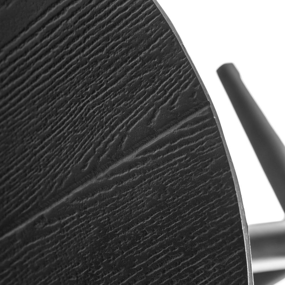 Lolahome Mesa Auxiliar Negra Pequeña De 40x59 Cm