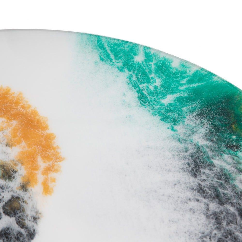 Lolahome Mesa Auxiliar Redonda Alta Abstracta