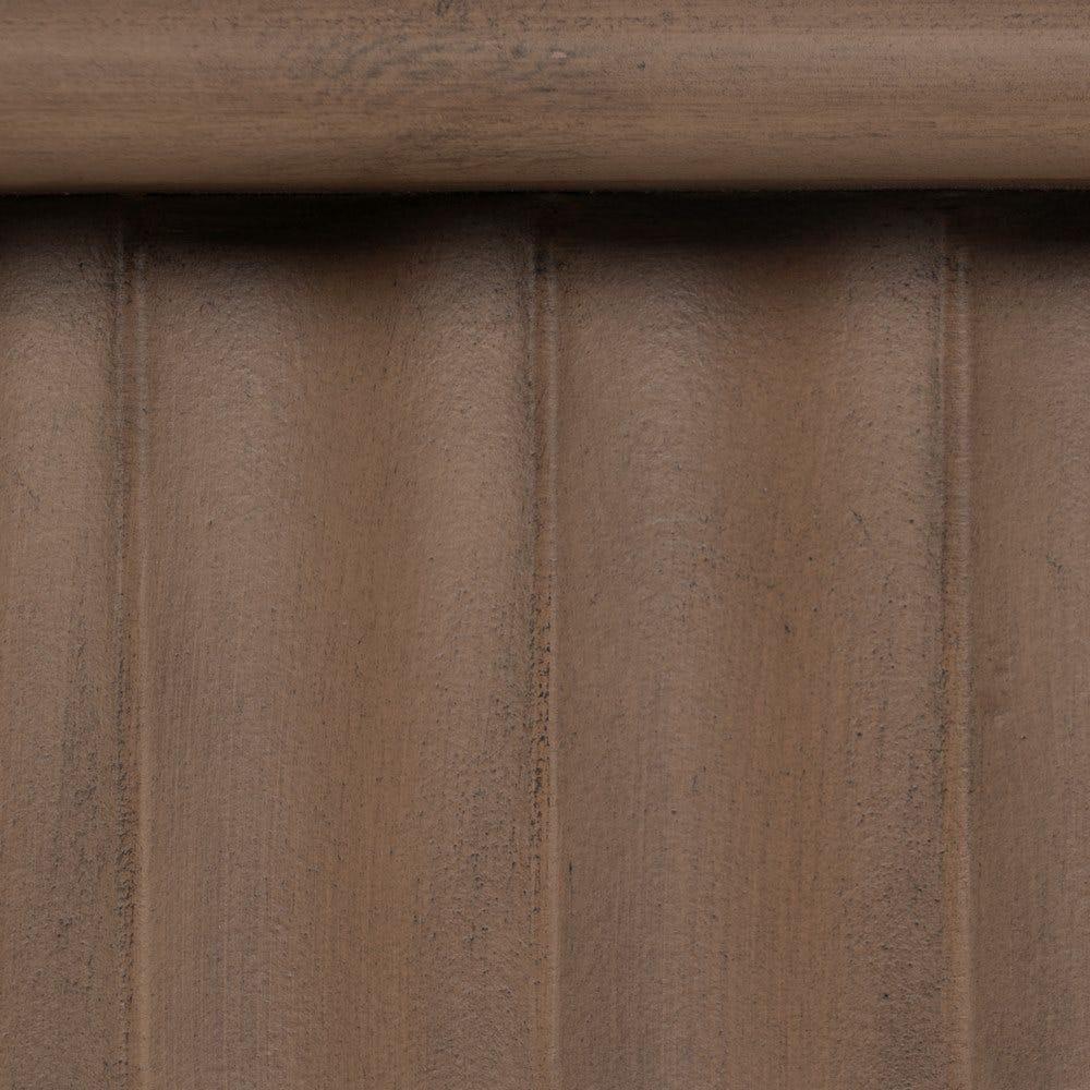 Lolahome Mesa Auxiliar Tallada Marrón