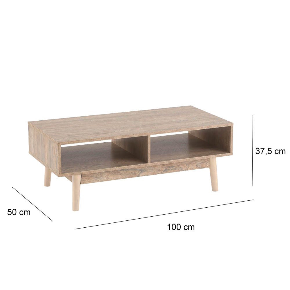 Lolahome Mesa De Centro Con Estante