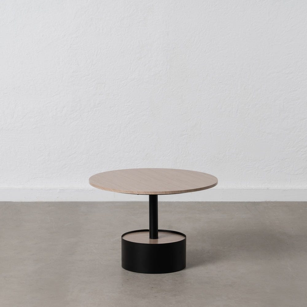 lolahome Mesa de centro con pedestal
