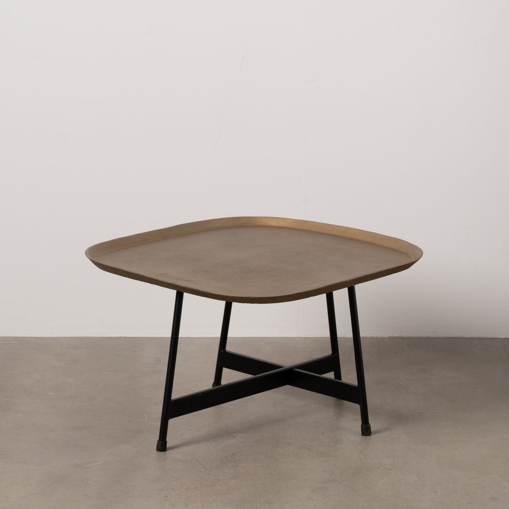 lolahome Mesa de centro cuadrada