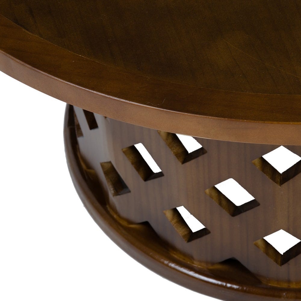 lolahome Mesa de centro de madera de abeto