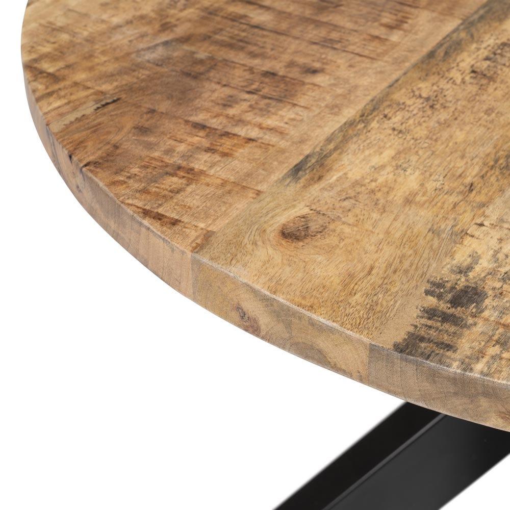 lolahome Mesa de centro de madera de mango