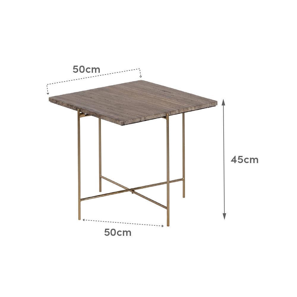 Lolahome Mesa De Centro De Mármol Travertino
