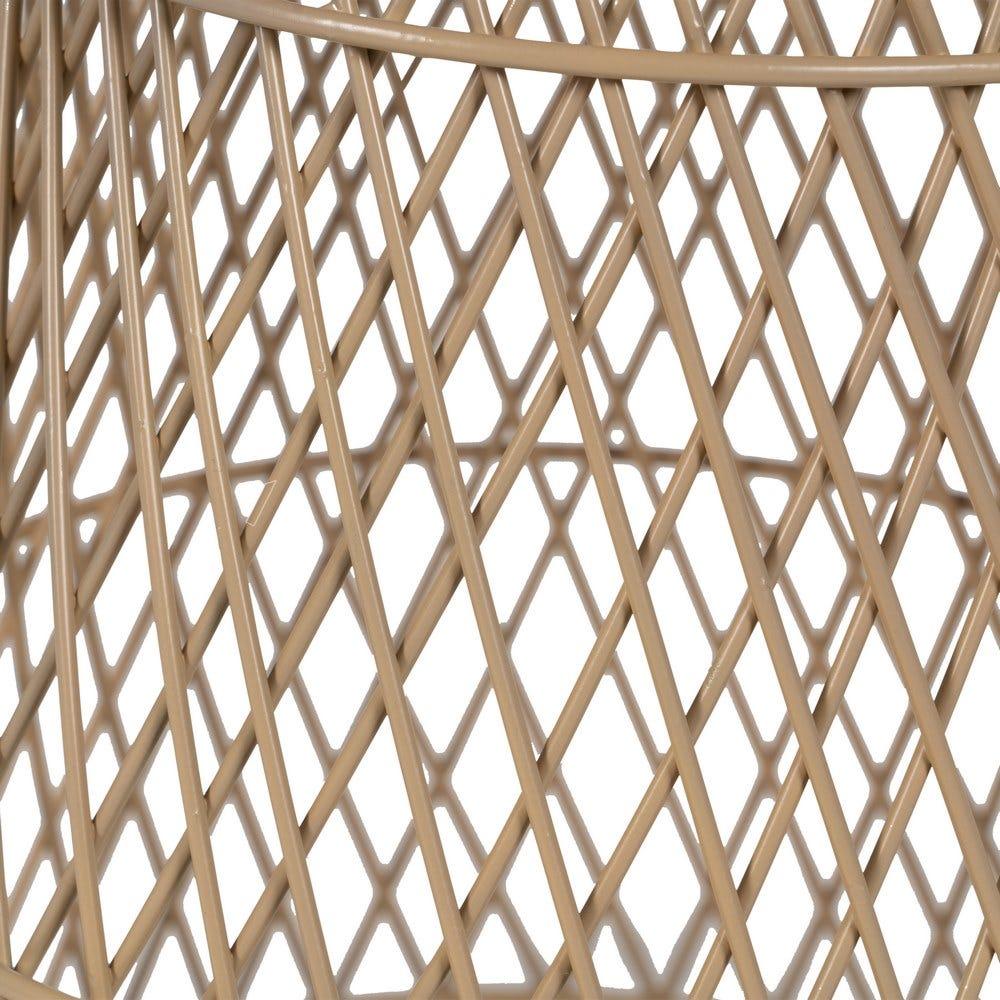 Lolahome Mesa De Centro De Ratán Trenzado