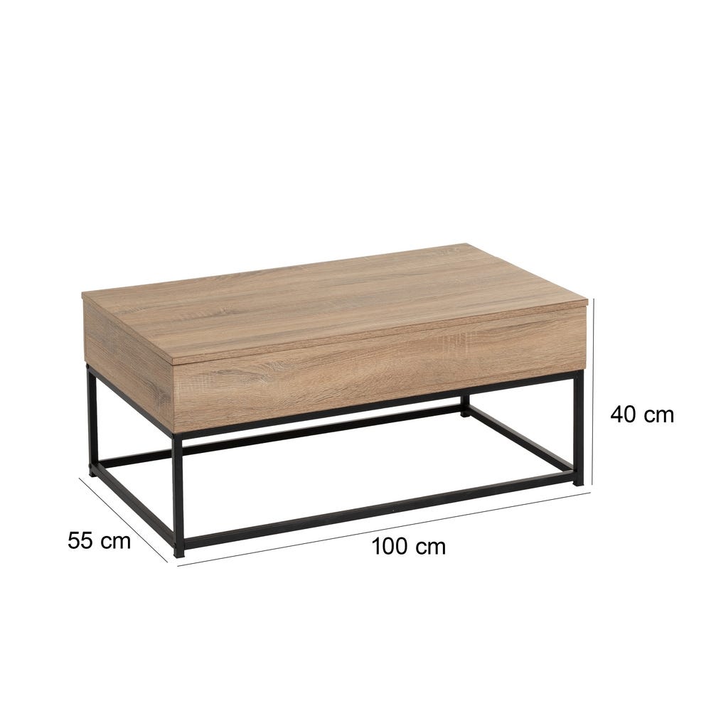 Lolahome Mesa De Centro Elevable Urban