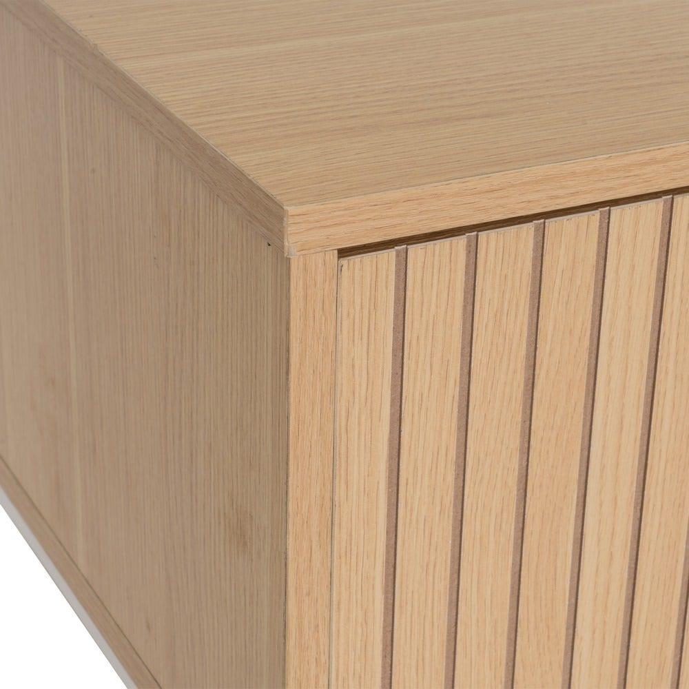 lolahome Mesa de centro laminada natural