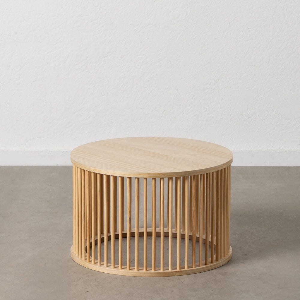 lolahome Mesa de centro redonda de 60 cm