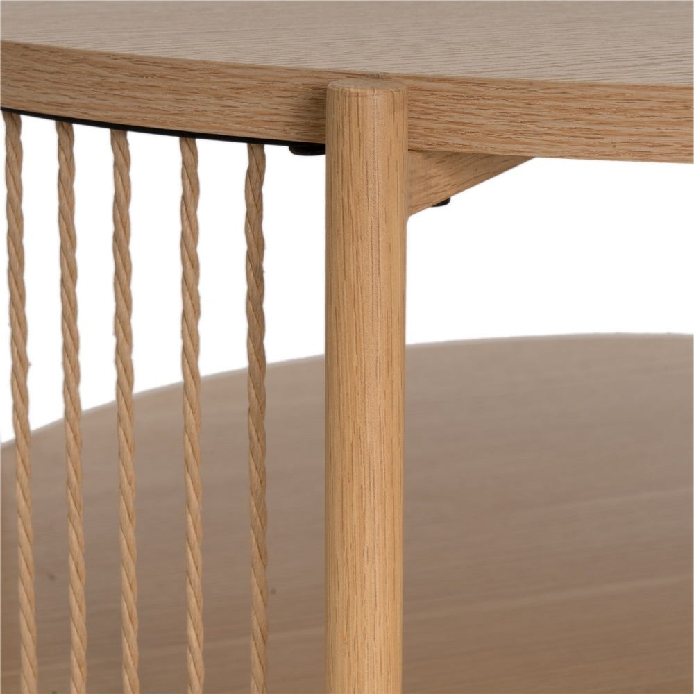 lolahome Mesa de centro redonda Gaia