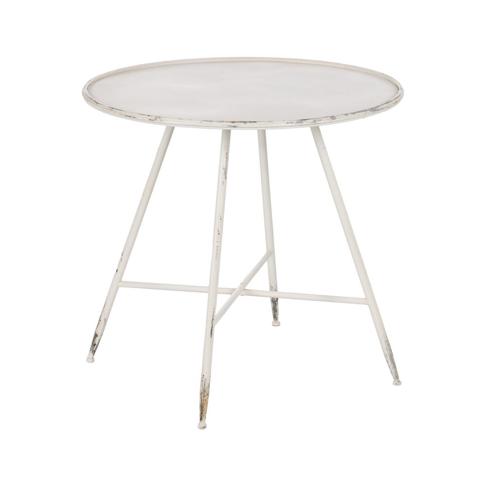 Lolahome Mesa De Comedor Blanca De 80cm