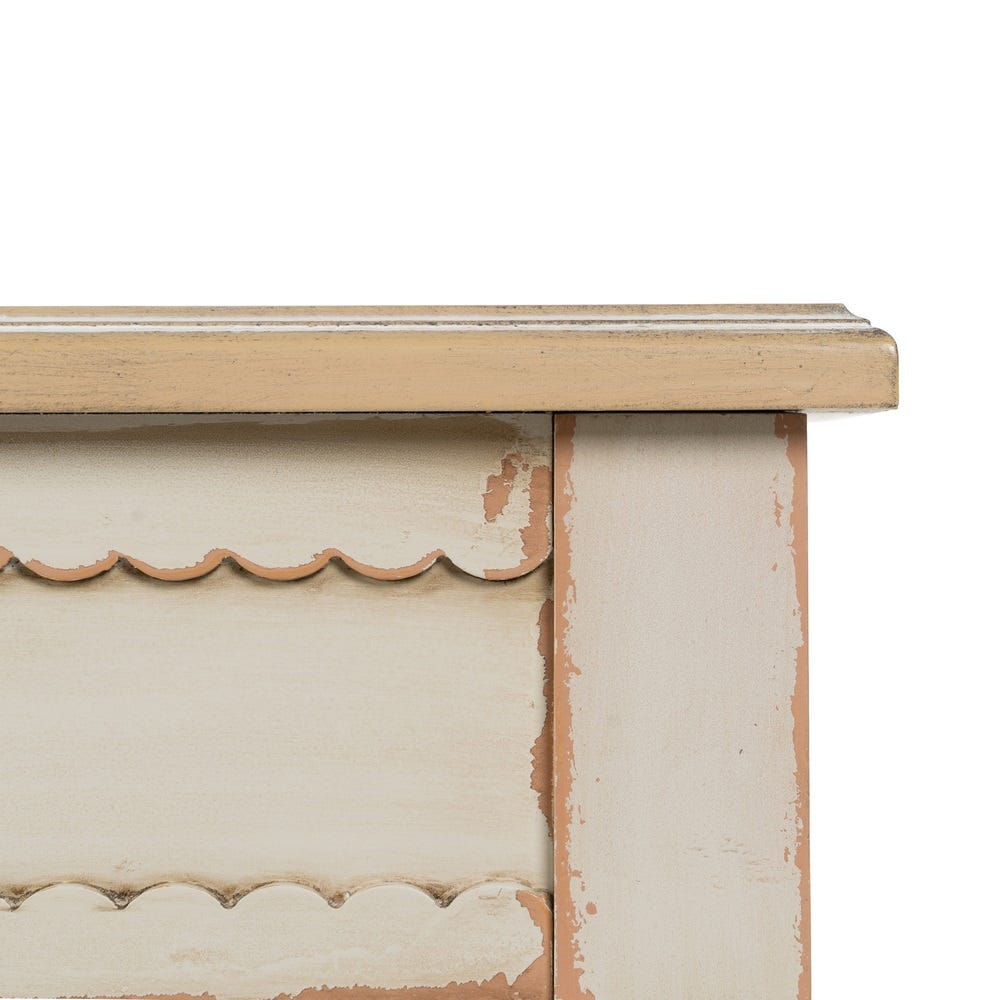 Lolahome Mesa De Comedor Envejecida De 90x90cm