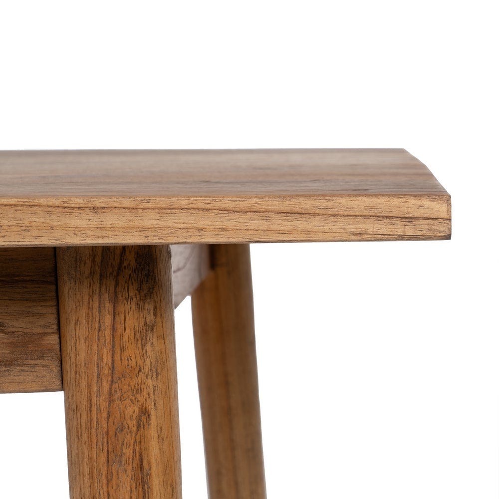 lolahome Mesa de comedor natural de 180x90 cm
