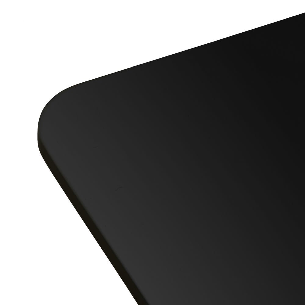 Lolahome Mesa De Comedor Negra De 120x80cm