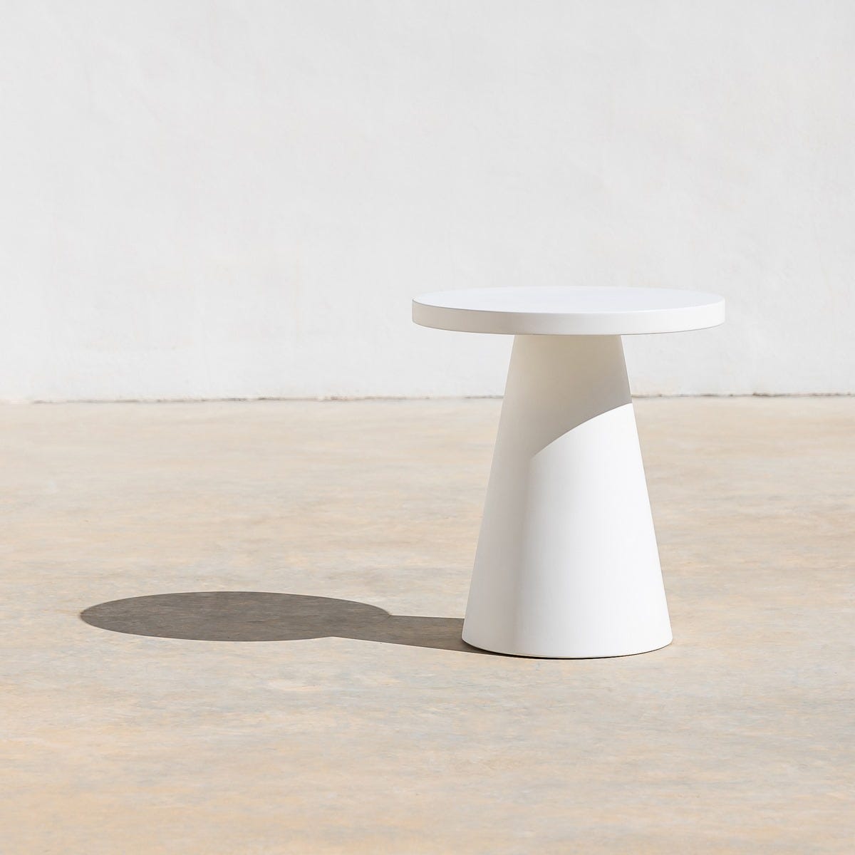 lolahome Mesa de jardín auxiliar Bacoli de 45 cm