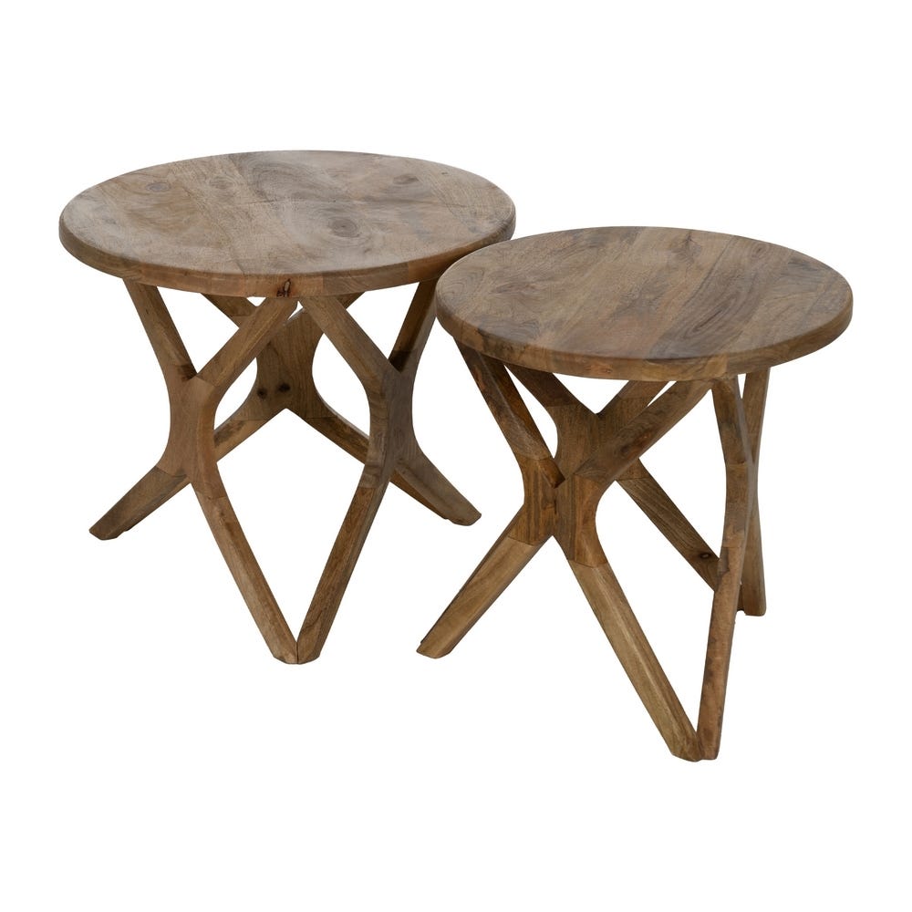 Lolahome Mesita Auxiliar Redonda