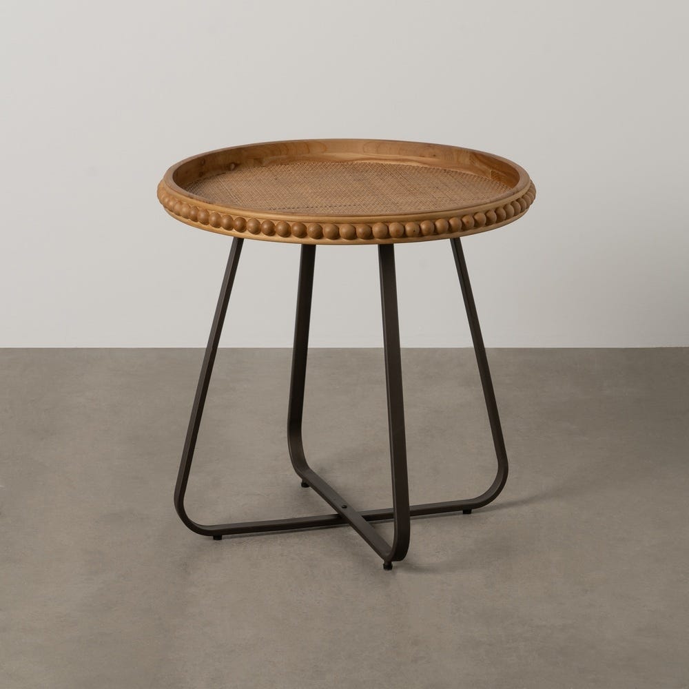 lolahome Mesita auxiliar redonda