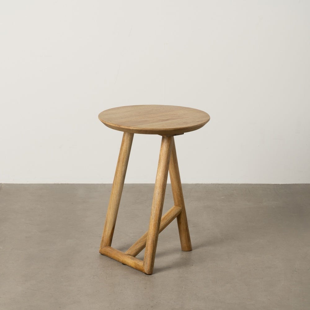 lolahome Mesita auxiliar redonda