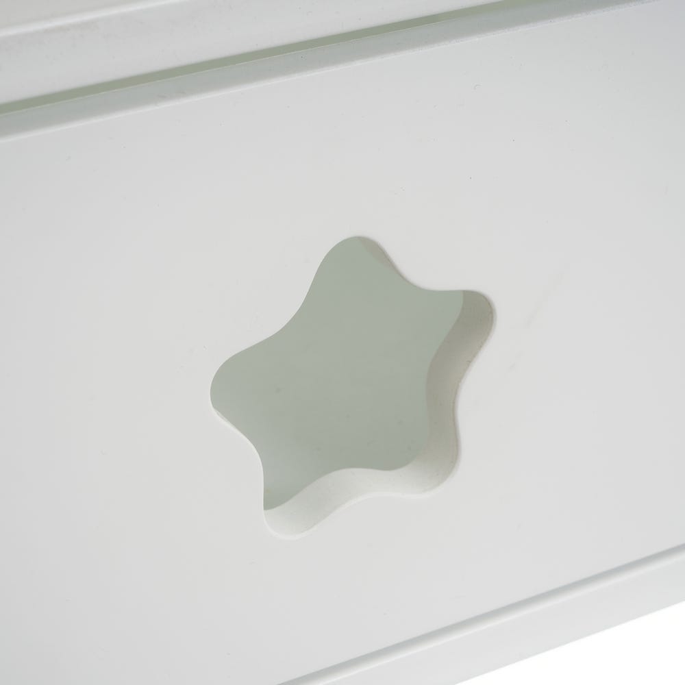 Lolahome Mesita De Noche 1 Cajón Blanco