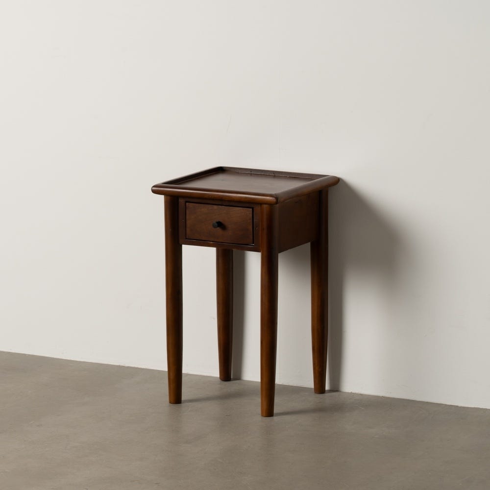 lolahome Mesita de noche 1 cajón