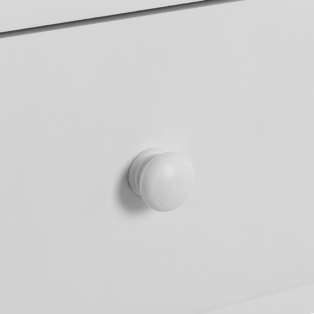 Lolahome Mesita De Noche 2 Cajones Blanco