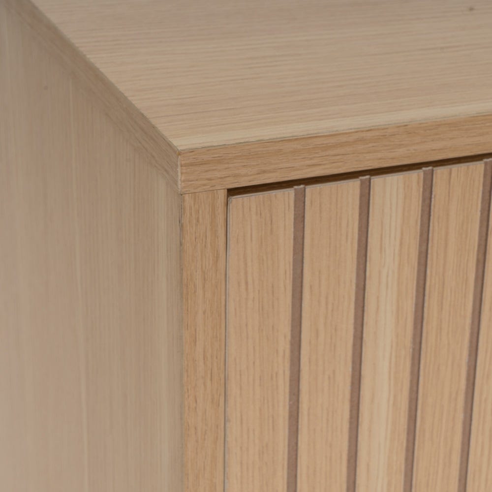 lolahome Mesita de noche 2 cajones