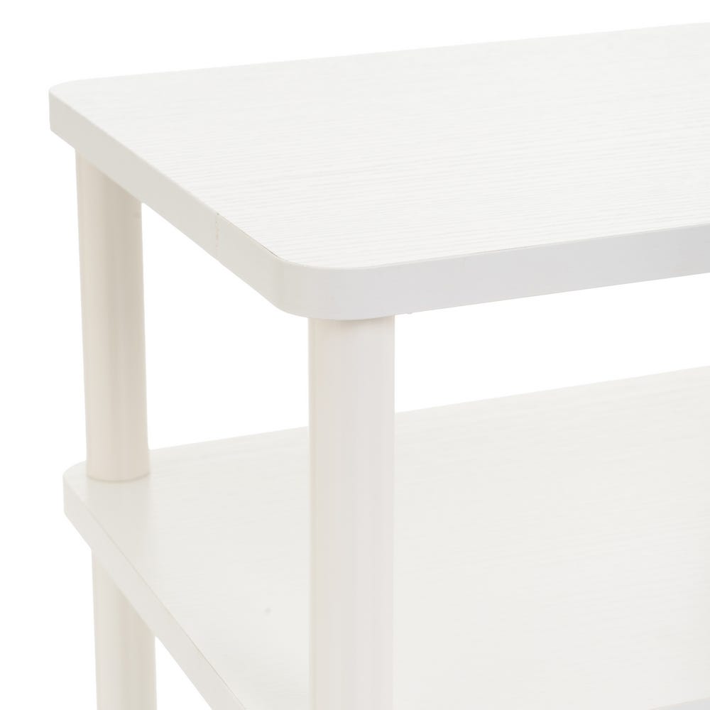 lolahome Mesita de noche 2 estantes Alba