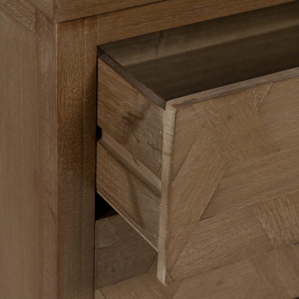 Lolahome Mesita De Noche 3 Cajones