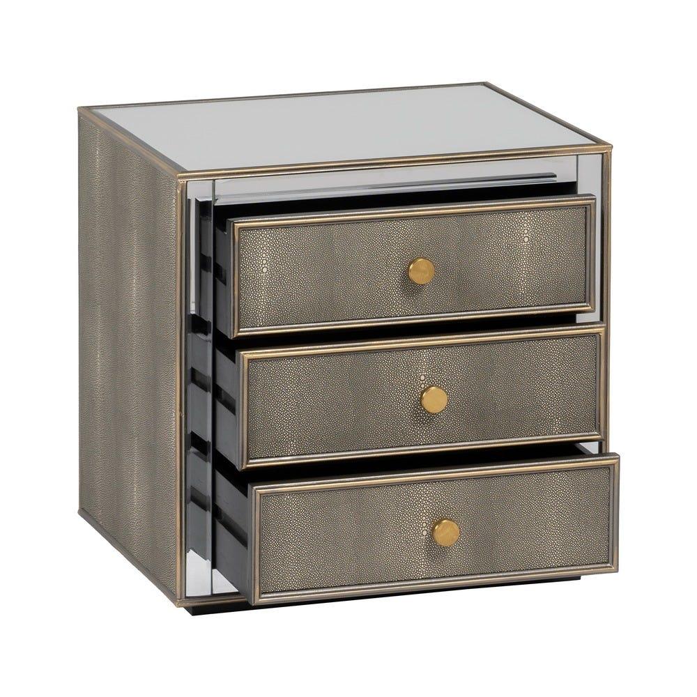 Lolahome Mesita De Noche De 3 Cajones