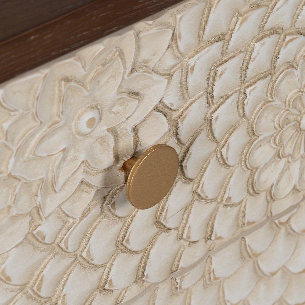 Lolahome Mesita De Noche Tallada Manacor