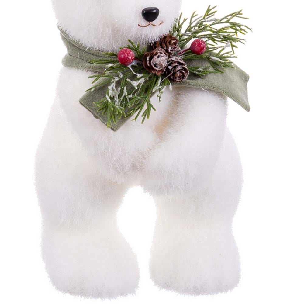 Lolahome Muñeco De Navidad Oso Blanco De 30cm