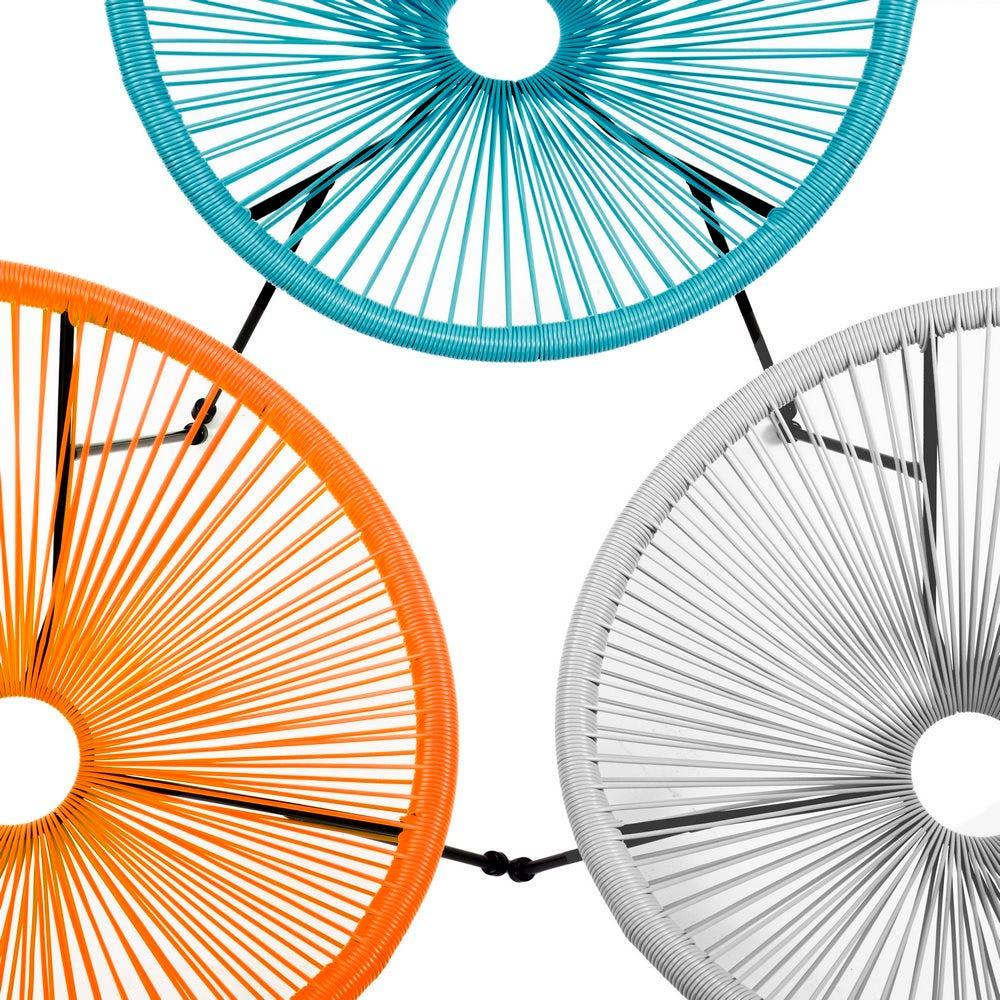 lolahome Pack de 2 sillones de jardín Acapulco