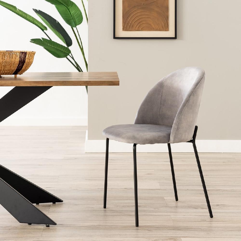 lolahome Pack de 4 sillas Gina Ovalo