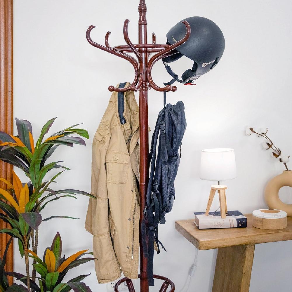 Lolahome Perchero De Pie Marrón