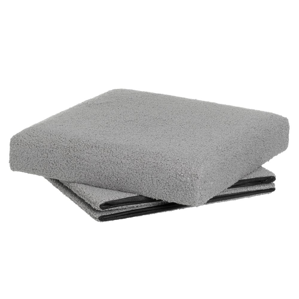 Lolahome Puff Almacenaje Bouclé De 38 Cm