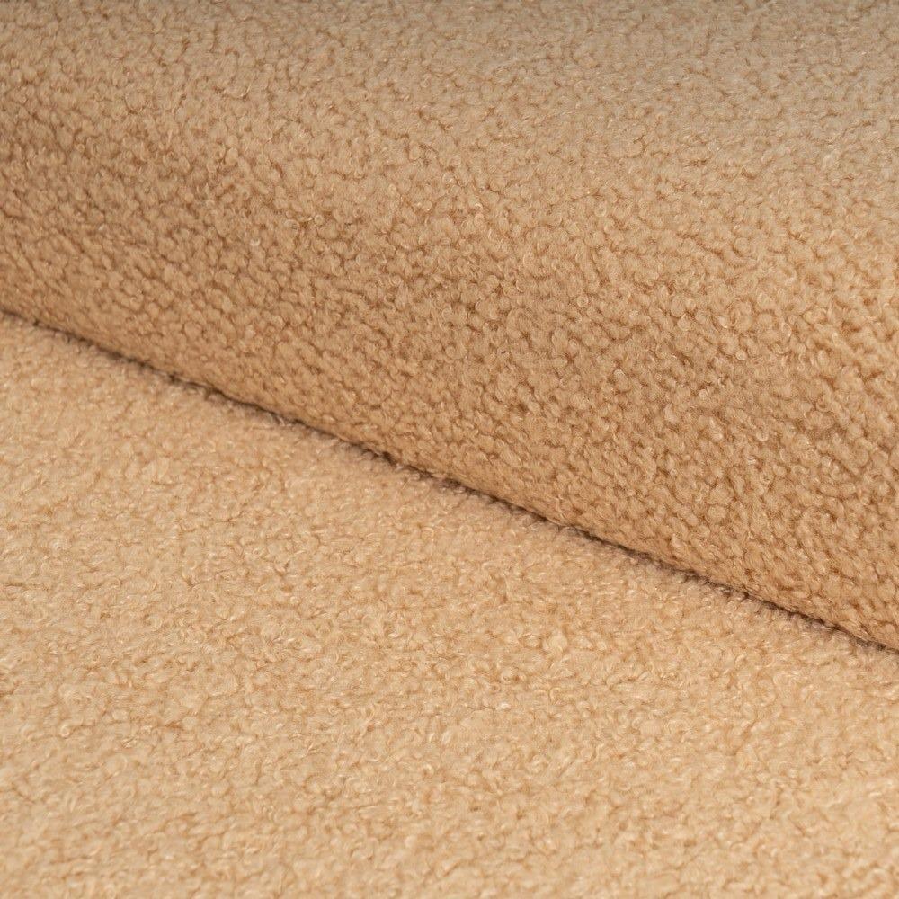 lolahome Puff almacenaje Bouclé de 76 cm