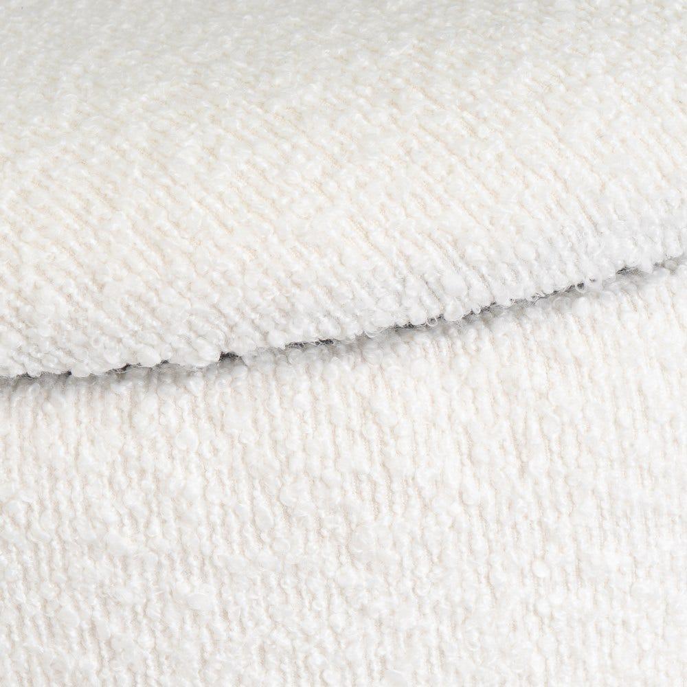 lolahome Puff baúl redondo tapizado de borreguito