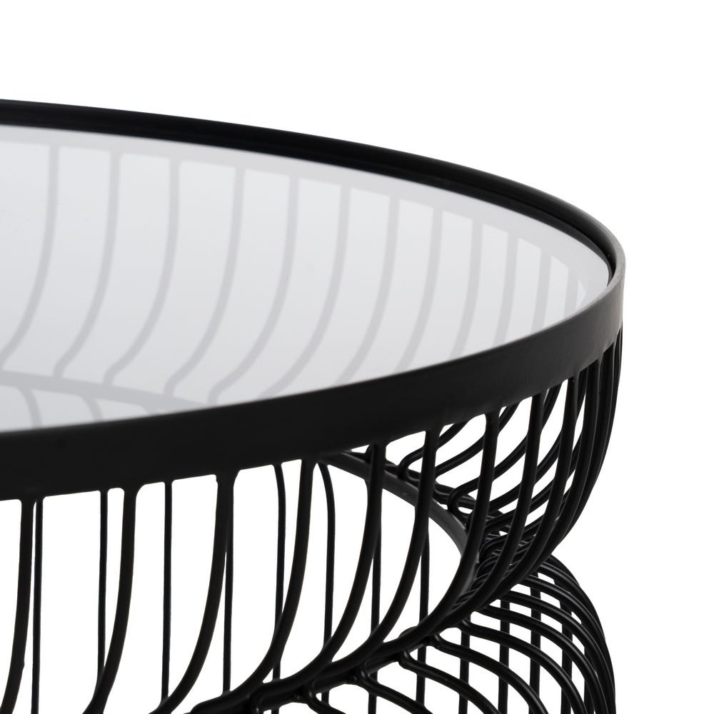 Lolahome Set De 2 Mesa De Centro Redonda