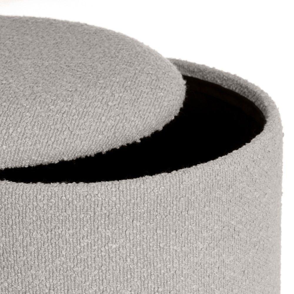 Lolahome Set De 2 Puff Baúl Redondos