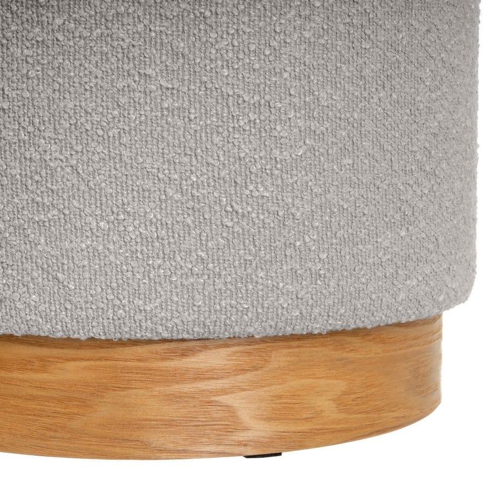 Lolahome Set De 2 Puff Baúl Redondos