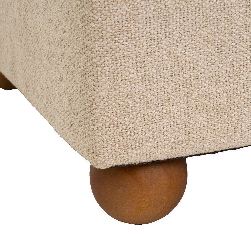 Lolahome Set De 2 Puff Baúl Tapizados Lino