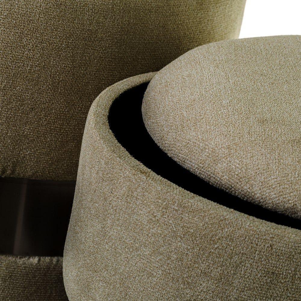 Lolahome Set De 2 Puffs Baúl De Chenilla