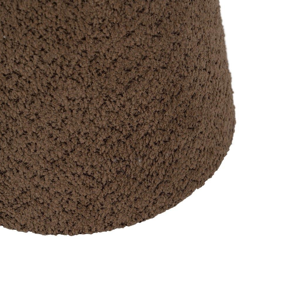 Lolahome Set De 2 Puffs Seta De Borreguito