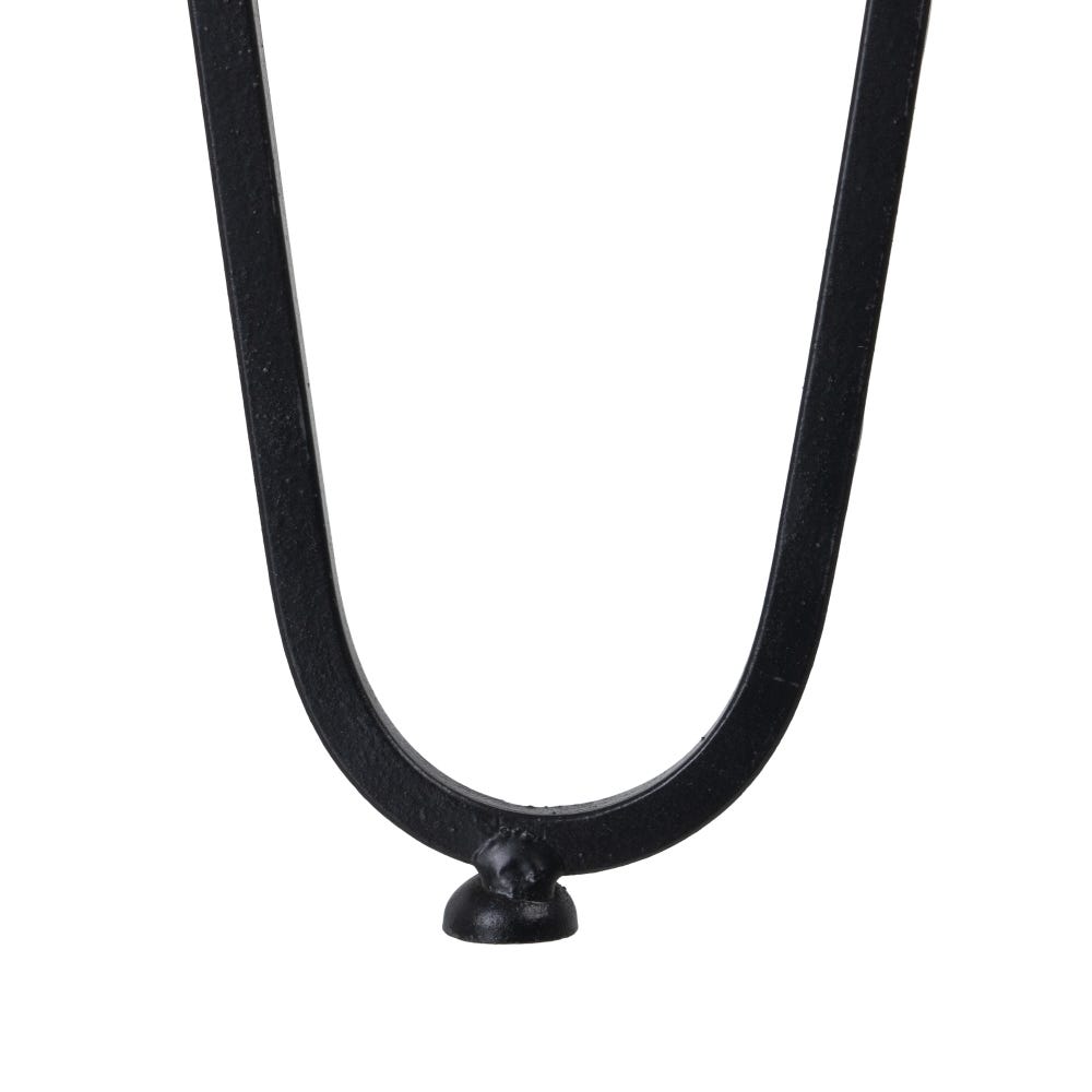 Lolahome Set De 3 Mesa Auxiliares Negras